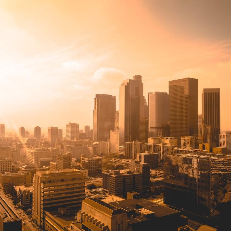 Sunset outdoors in Netherlands